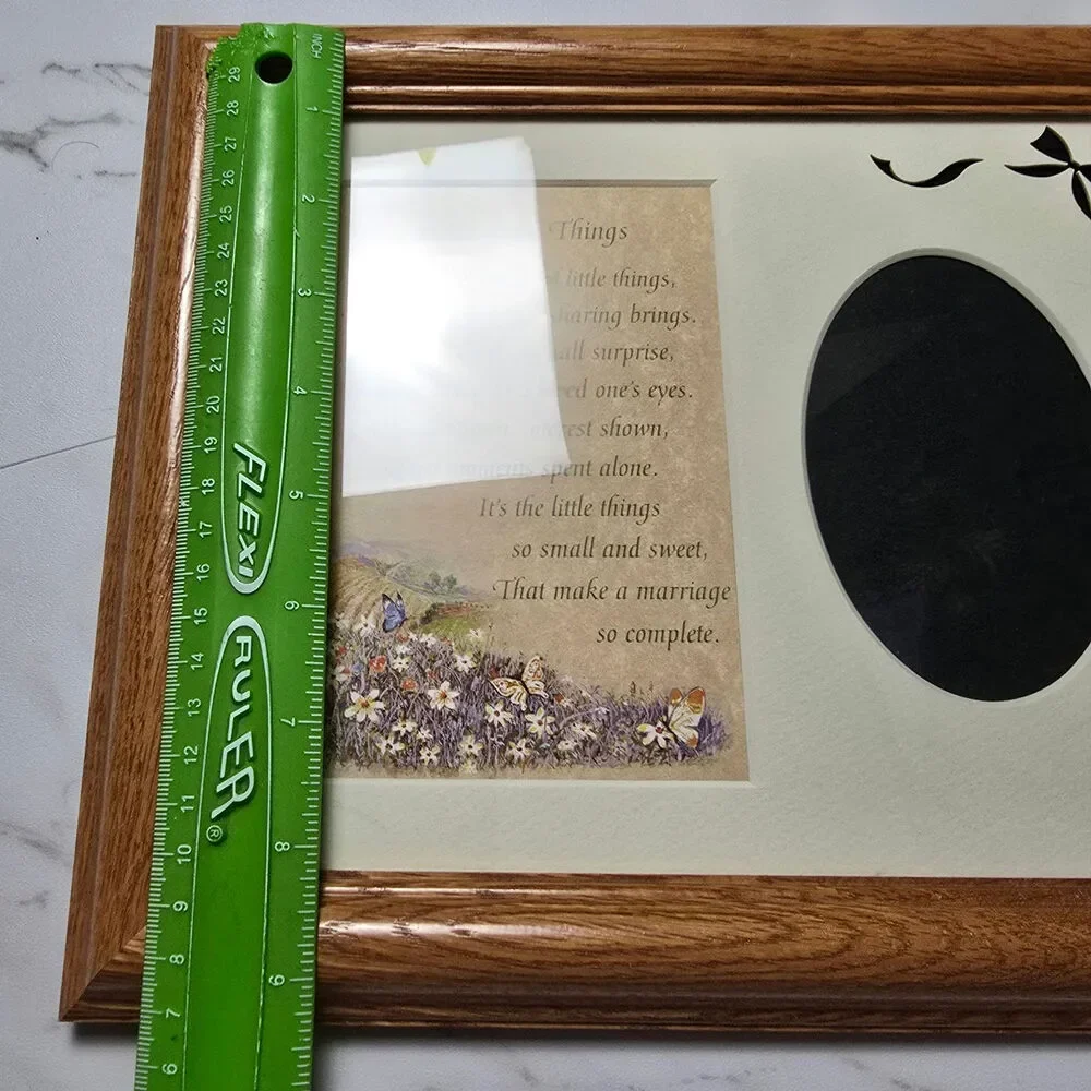Vintage Poetry Picture Frame. Its the little things